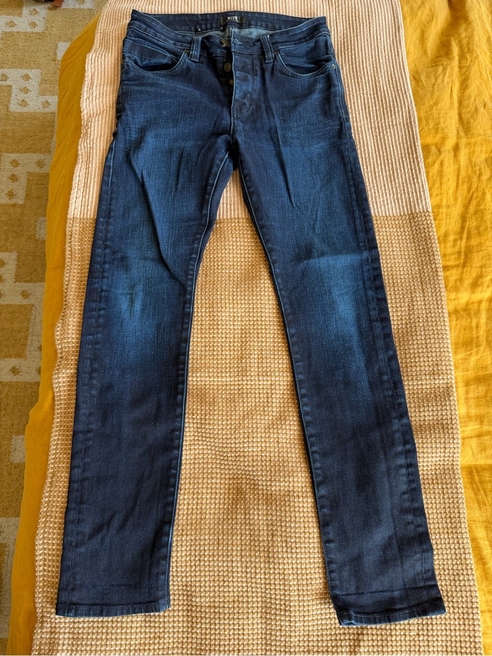 Neuw Men's Iggy Skinny Jeans in Dark Blue Wash 30x29